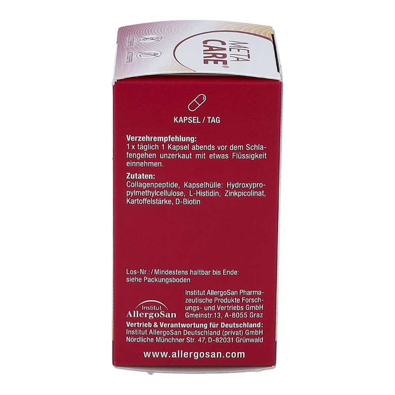 Metacare Zink + Kapseln 60 Stk. - 60 Stück