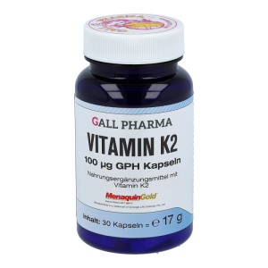 Vitamin K2 Kapseln 100mcg - 30 Stück
