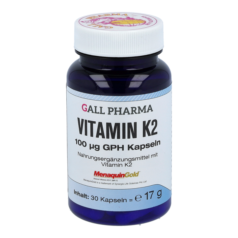 Vitamin K2 Kapseln 100mcg - 30 Stück