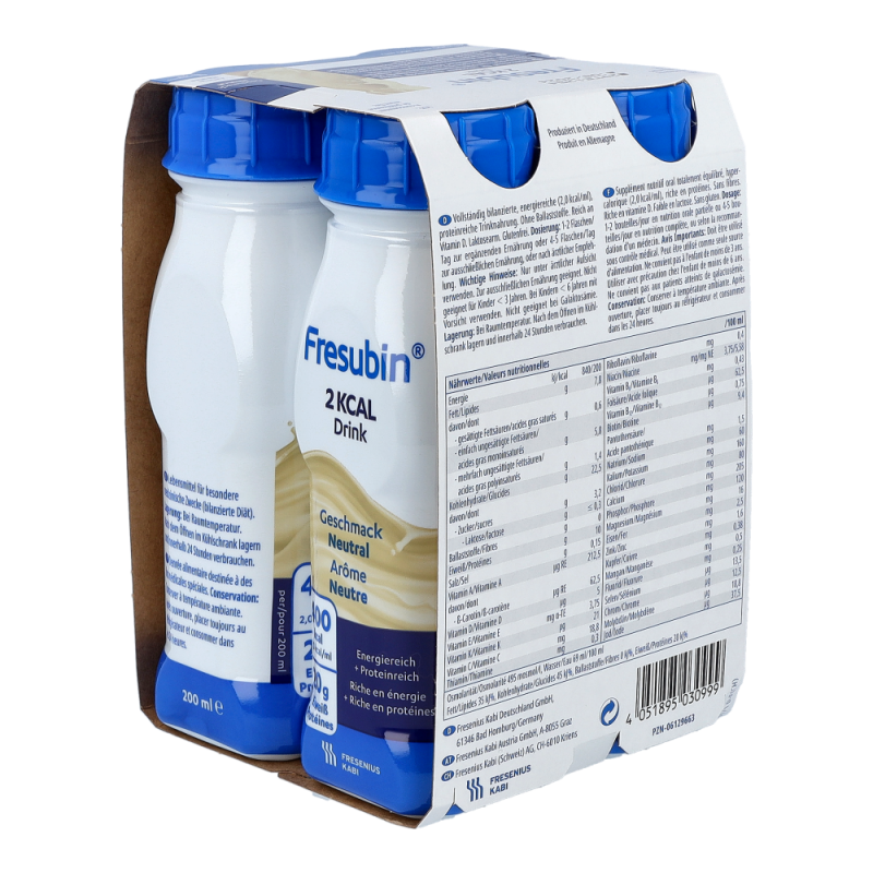 Fresubin 2 kcal DRINK 200 ml x 4 Stk. Neutral - 4 Stück