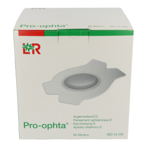Pro Ophta Augenverband 50 Stk. D 72 x 100 mm - 50 Stück