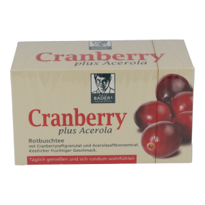 Baders Cranberry Acerola Tee Beutel - 20 Beutel
