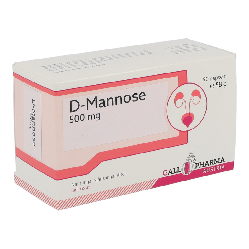 Gall Pharma D-Mannose 500 mg Kapseln 90 Stk. - 90 Stück