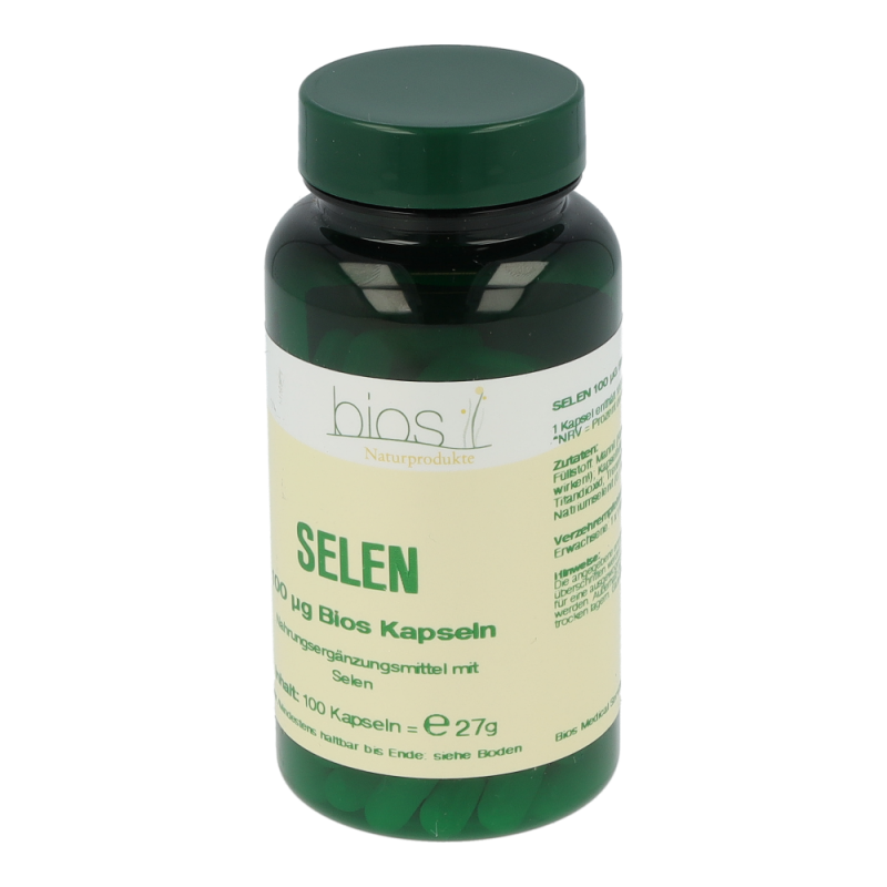 Bios Selen 100 mcg Kapseln - 100 Stück