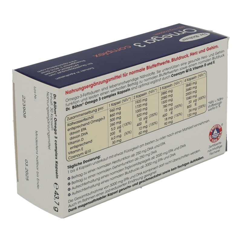 Dr. Böhm Omega 3 complex Kapseln 30 Stk. - 30 Stück