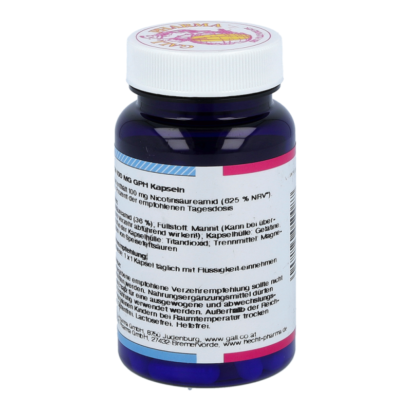 Niacin 100mg Kapseln - 60 Stück