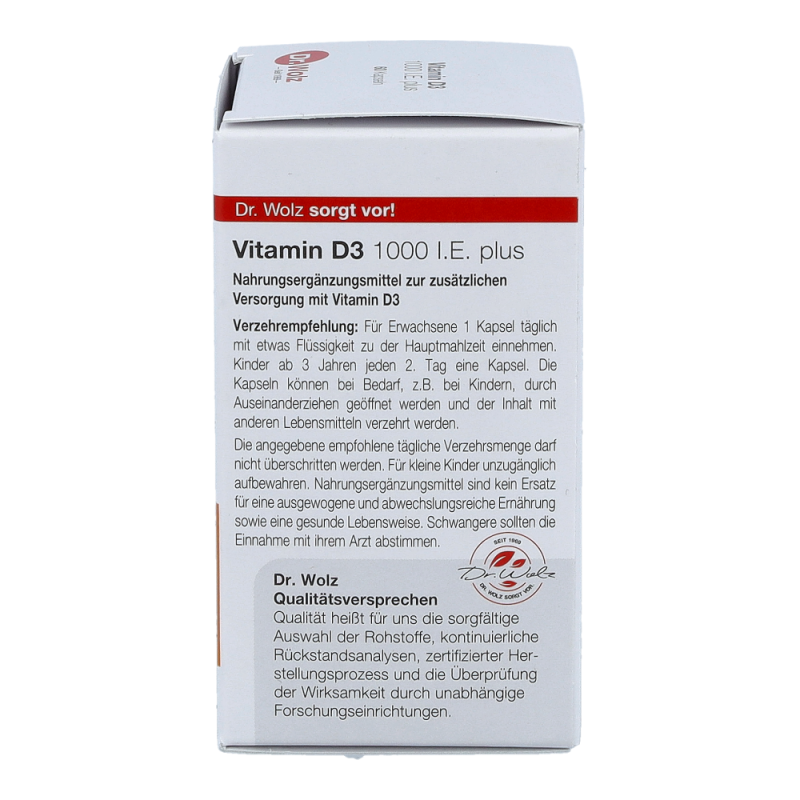 Dr. Wolz Vitamin D 3 Plus Kapseln 60 Stk. - 60 Stück