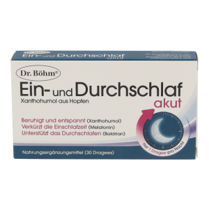 Dr. Böhm EIN- & DURCHSCHLAF akut Dragees - 30 Stück