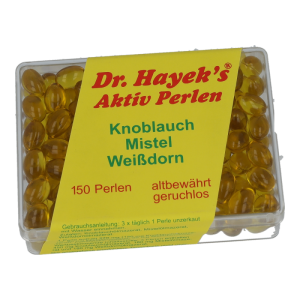 Hayek Knoblauch Mistel + Weißdorn Aktivperlen 150 Stk. - 150 Stück