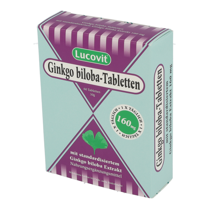 Lucovit Ginkgo Biloba 160 mg Tabletten 60 Stk. - 60 Stück