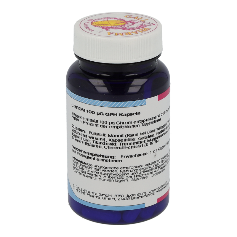 Chrom 100mcg Kapseln - 30 Stück