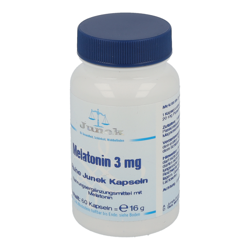 Junek Melatonin 3 mg Kapseln 60 Stk. - 60 Stück