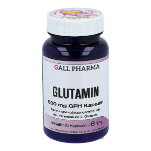 Glutamin 500mg Kapseln - 30 Stück