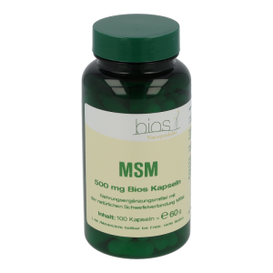 Bios MSM 500 mg Kapseln - 100 Stück