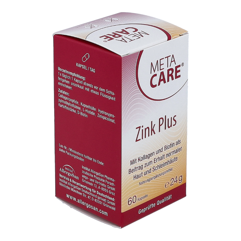 Metacare Zink + Kapseln 60 Stk. - 60 Stück