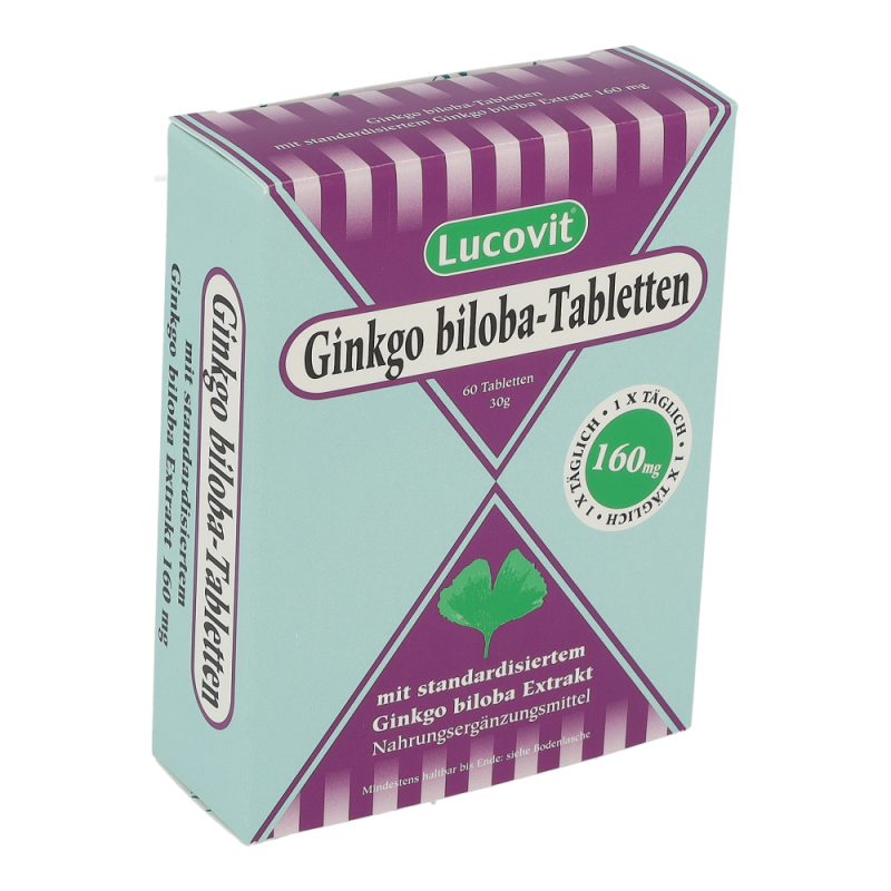 Lucovit Ginkgo Biloba 160 mg Tabletten 60 Stk. - 60 Stück