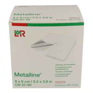 METAL.LOH TRACHEOKOMPR 8X9CM - 50 Stück