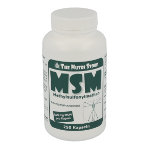 The Nutri Store MSM 500 mg Kapseln 250 Stk. - 250 Stück