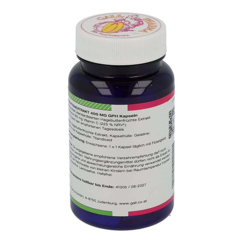 Hagebuttenextrakt 400mg Kapseln - 60 Stück