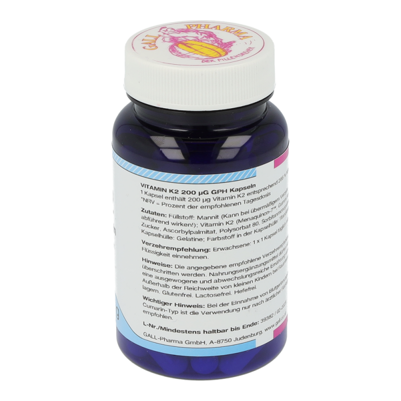 Gall Pharma Vitamin K2 200 mcg Kapseln 60 Stk. - 60 Stück