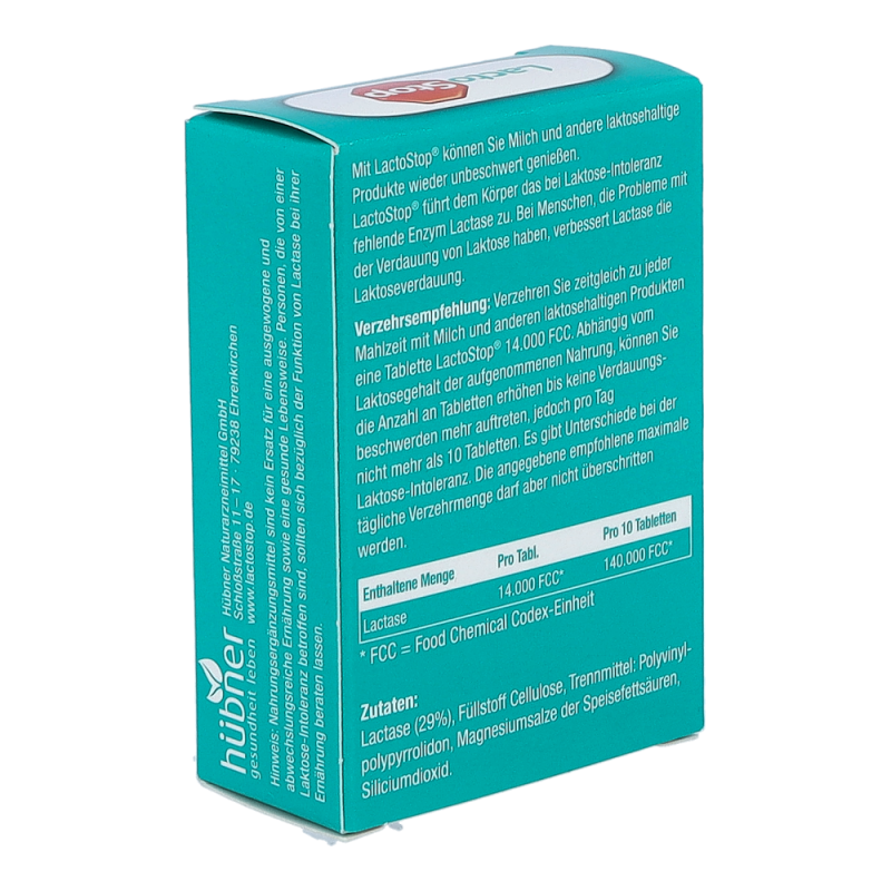 Lactostop Tabletten 80 Stk. 14.000 Fcc - 80 Stück