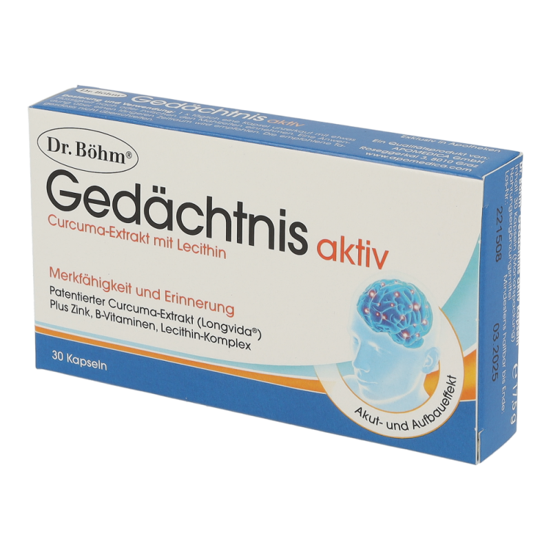 Dr. Böhm Gedächtnis aktiv Kapseln - 30 Stück