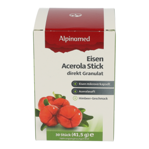 Alpinamed Eisen Acerola Sticks - 30 Stück