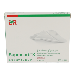 Suprasorb X Hydro Kompresse 5 Stk. 5 x 5 cm - 5 Stück