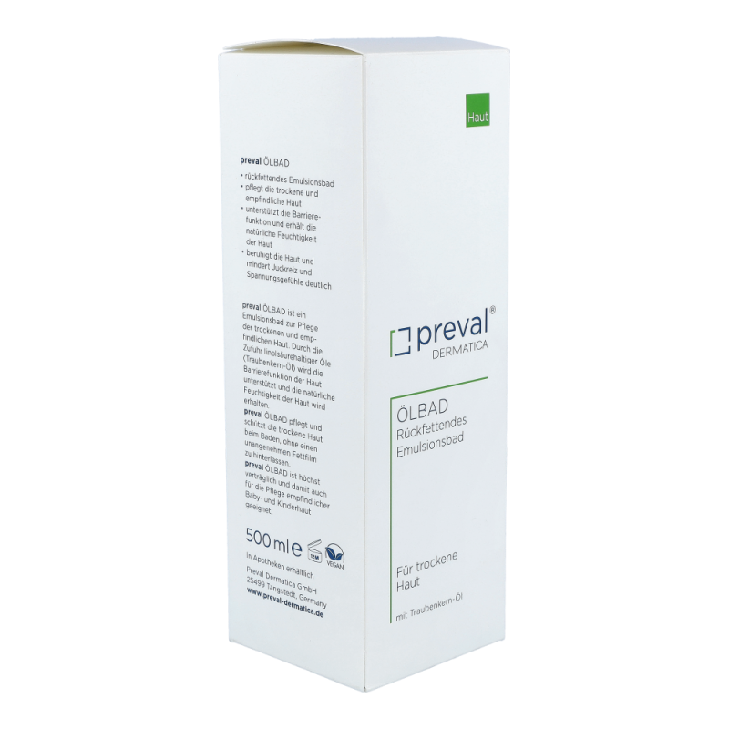 Preval Ölbad für trockene Haut - 500ml