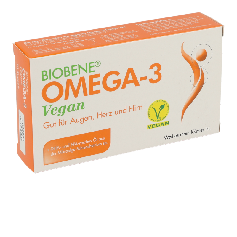 Biobene Omega-3 Vegan Kapseln 30 Stk. - 30 Stück