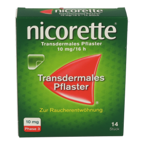 Nicorette Transdermales Pflaster 10 mg/16 h - 14 Stück