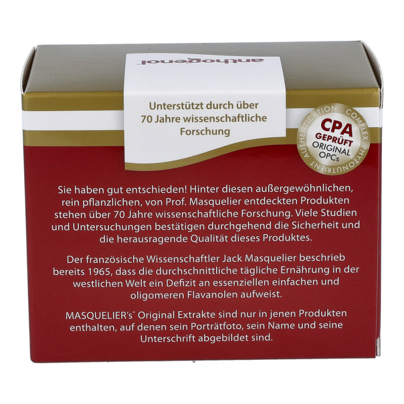 OPCs Original Masqueliers Anthogenol Kapseln 75+15 90 Stk. - 90 Stück