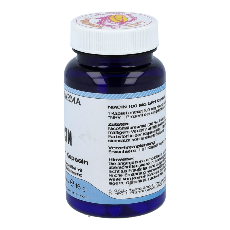 Niacin 100mg Kapseln - 60 Stück