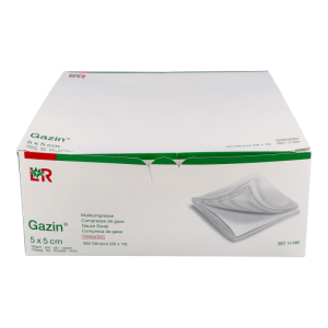 Lohmann & Rauscher Gazin Mullkompresse steril 300 Stk. 16-fach 5 x 5 - 300 Stück