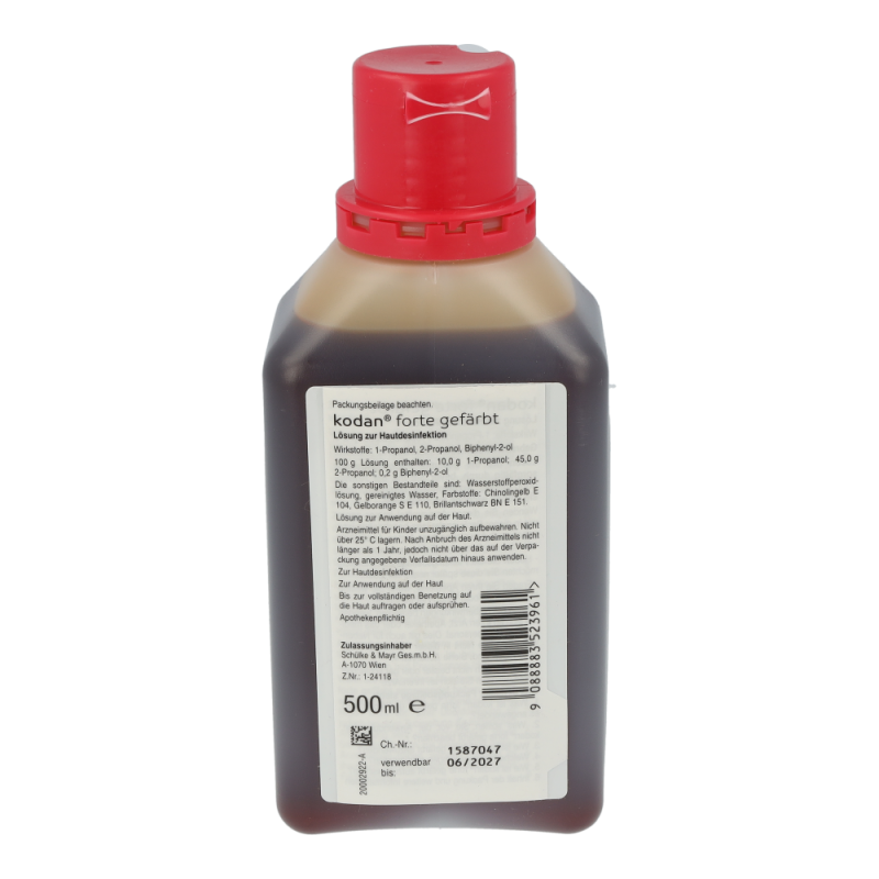 Schülke & Mayr Kodan Lösung forte 500 ml Gefärbt - 500ml