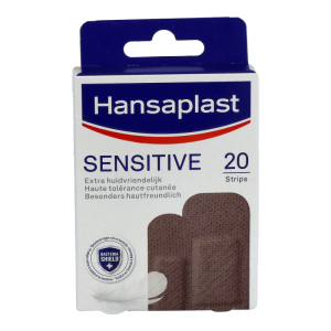Hansaplast Sensitive Strips Dark Skintone - 20 Stück