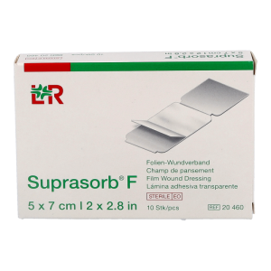 Suprasorb F Folien-Wundverband 10 Stk. 5 x 7 cm - 10 Stück