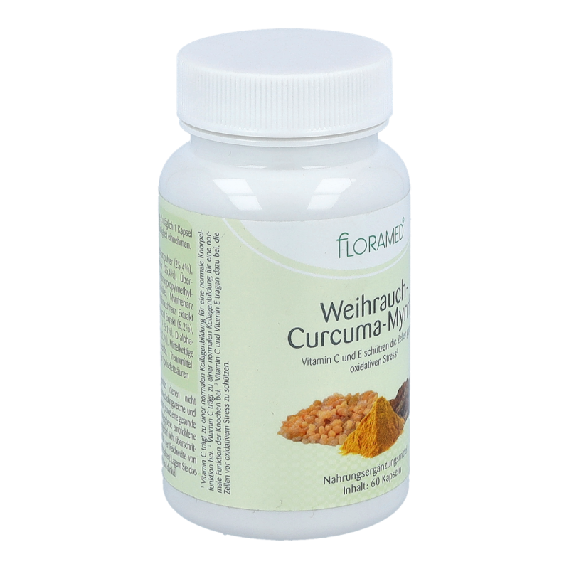 Floramed Weihrauch - Curcuma - Myrrhe Kapseln - 60 Stück
