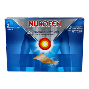Nurofen 24-Stunden Schmerzpflaster 200 mg wirkstoffhaltiges Pflaster - 2 Stück