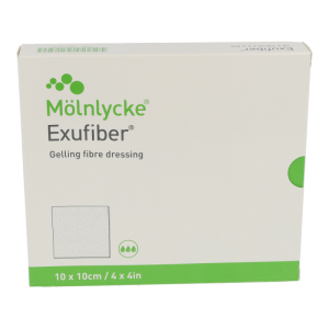 Exufiber Steril 10 Stk. 10 x 10 cm - 10 Stück