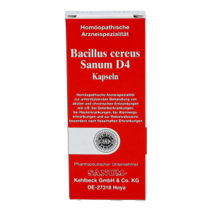 Sanum Kehlbeck Bacillus Cereus D4 Kapseln 5 Stk. - 5 Stück