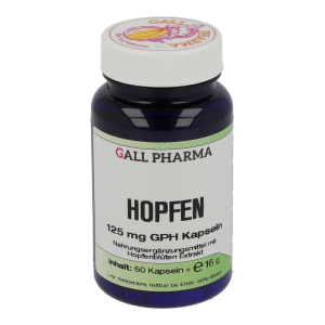 Gall Pharma HOPFEN 125mg Kapseln bei Schlaf- & Einschlafstörungen - 60 Stk - 60 Stück