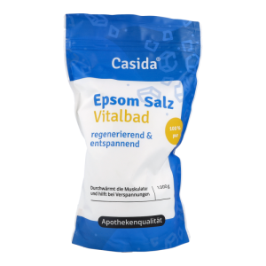 Casida EPSOM SALZ VITALBAD für Fuß- & Vollbäder - 1kg
