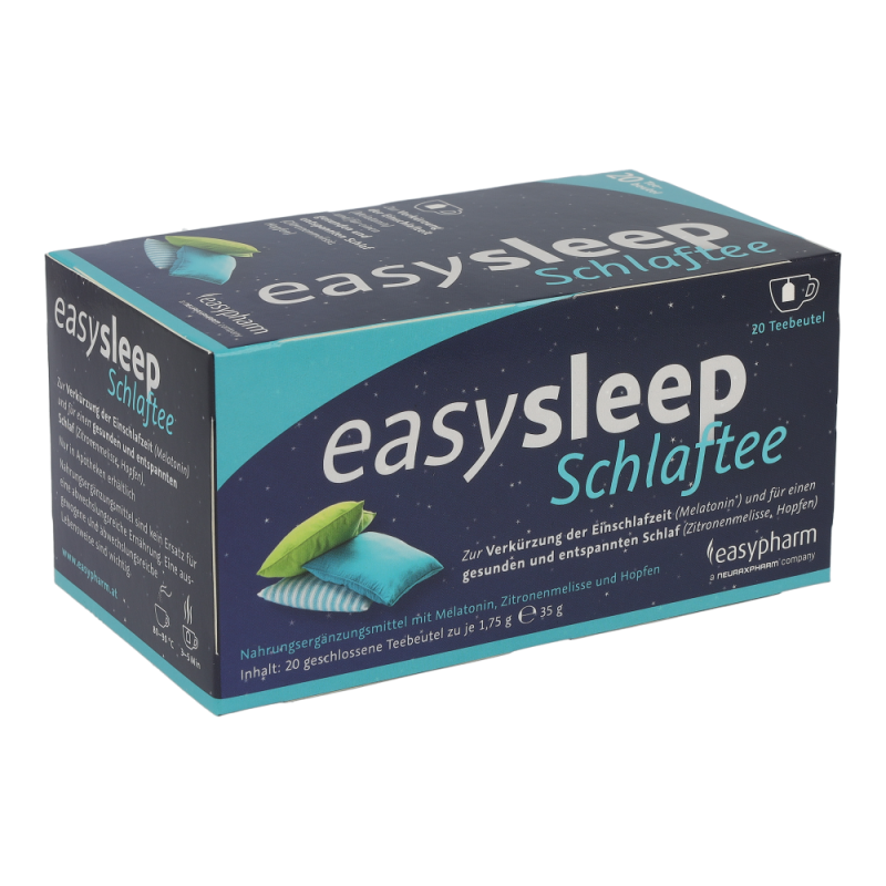 Easysleep SCHLAFTEE verkürzt durch Melatonin die Einschlafzeit - 20 Beutel - 20 Beutel