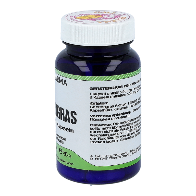 Gerstengras 250mg Kapseln - 60 Stück