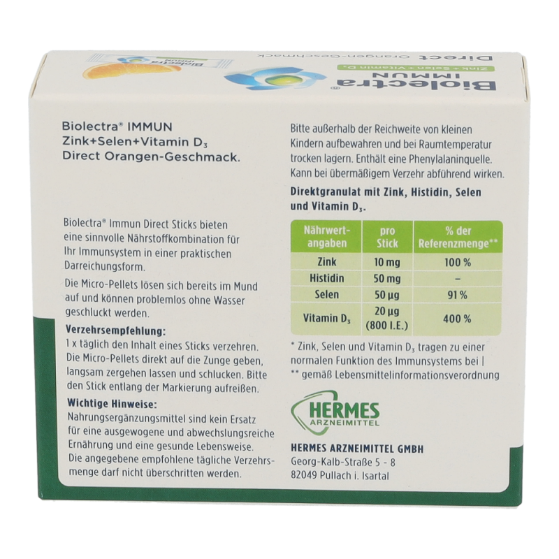 Biolectra Direct Beutel 20 Stk. Immun - 20 Stück