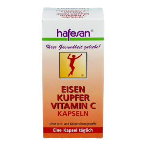 Hafesan Eisen Kupfer Vitamin C Kapseln 60 Stk. - 60 Stück