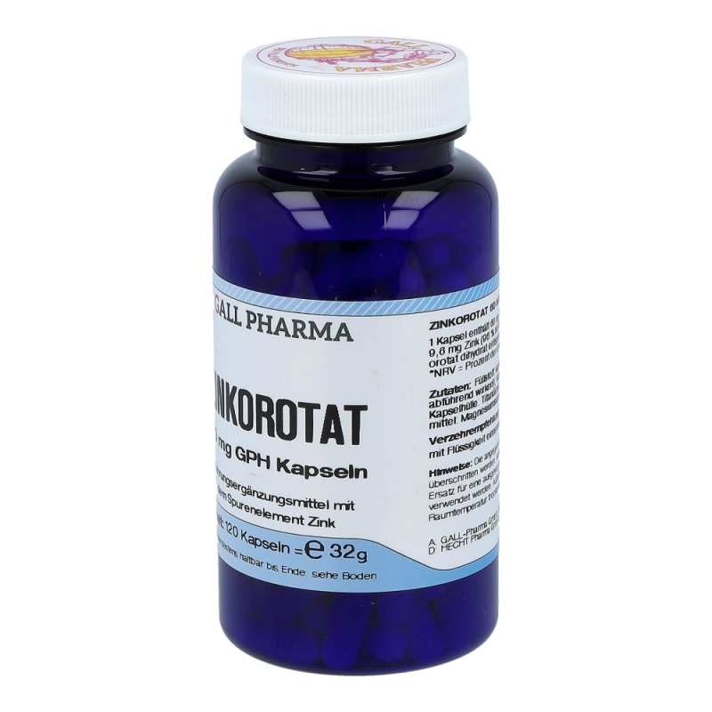 Gall Pharma Zinkorotat 60 mg Kapseln - 120 Stück
