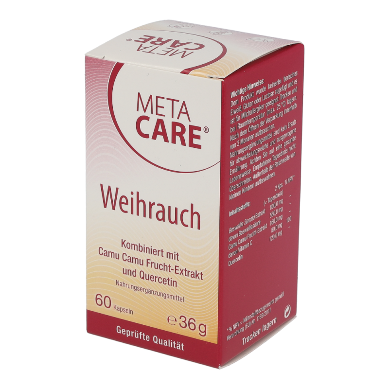 Metacare Weihrauch Kapseln 60 Stk. - 60 Stück