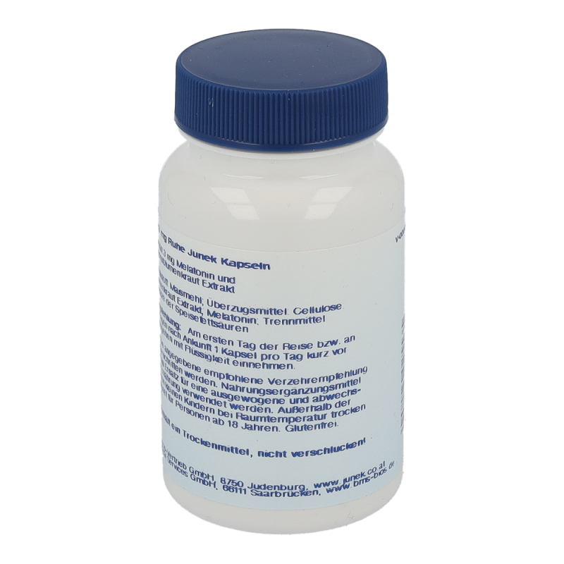Junek MELATONIN 3mg Kapseln zur Behandlung von Jetlag Empfindungen - 30 Stk - 30 Stück